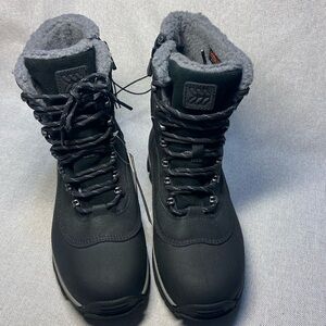 All in Motion Men's Rowan Waterproof Winter Boots Black Size 8. New.